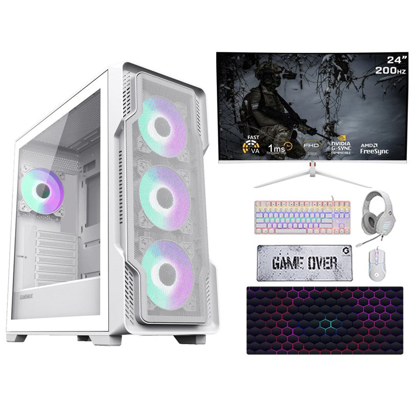 i5 GAMING PC, i5-12400F, RTX 3060 12GB, Windows 11 Pro with Twisted Minds 24