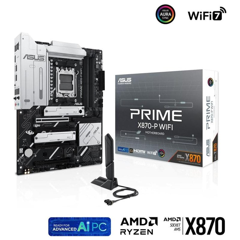 Asus PRIME X870-P WIFI ATX Gaming Motherboard