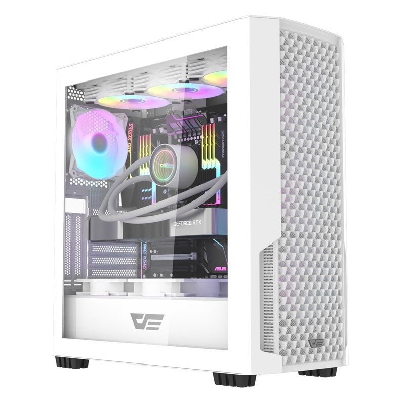 Aigo DarkFlash DF2100 ATX Mid Tower Gaming Case (With 4*ARGB Fans)