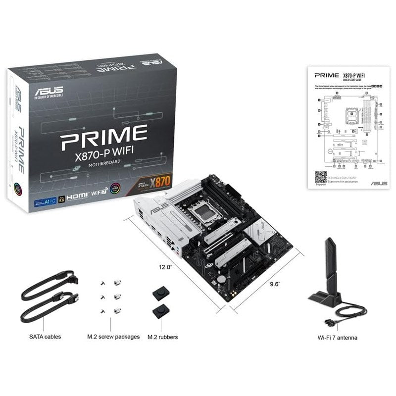 Asus PRIME X870-P WIFI ATX Gaming Motherboard