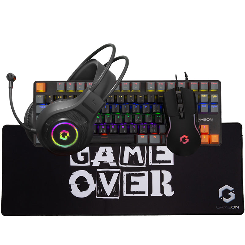 GAMEON VIPER X All-In-One Bundle (Mechanical Keyboard, Headset, Mouse & Mousepad)