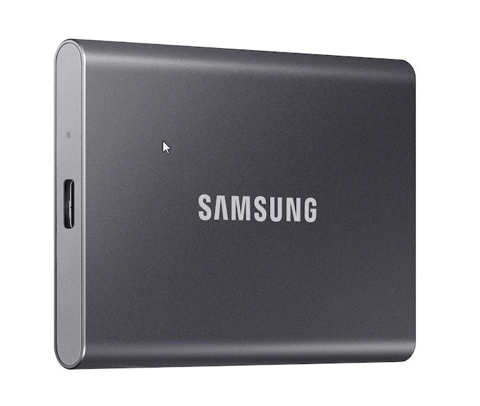 Samsung T7 2TB Portable SSD, USB 3.2 (Gen2, 10Gbps),1,050Mb/a Speed, for Windows and Mac