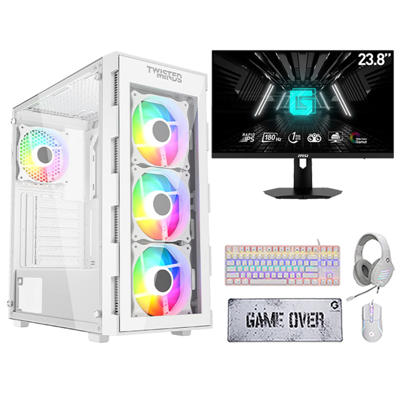 i5 GAMING PC, i5-14400F, RTX 4060 Ti 16GB, Windows 11 Pro, With MSI Gaming Monitor and 4in1 Gaming Kit