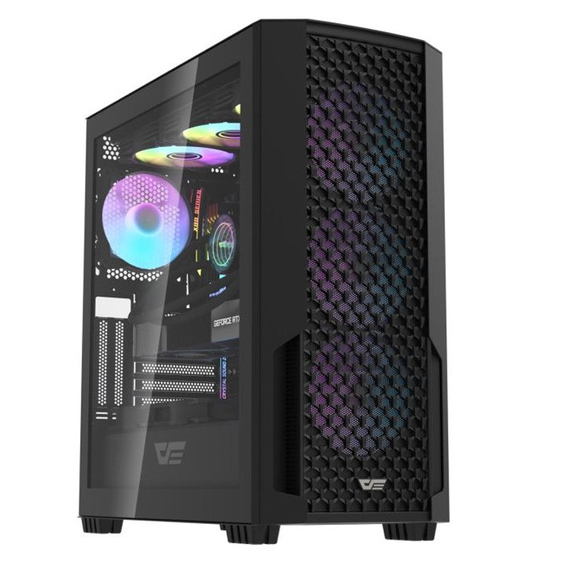 Aigo DarkFlash DF2100 ATX Mid Tower Gaming Case (With 4*ARGB Fans)