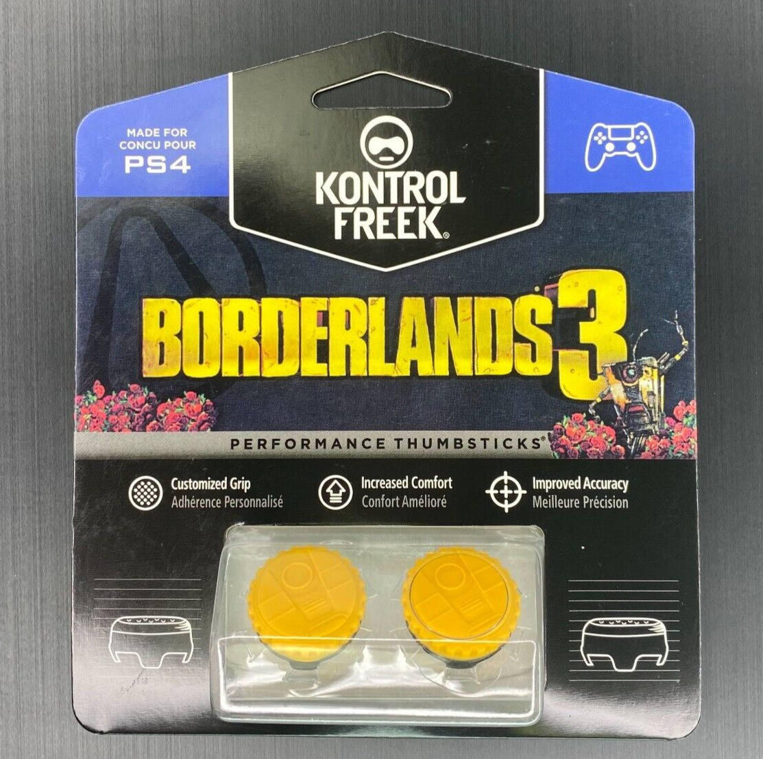 KontrolFreek Borderlands 3 Claptrap Performance Thumbsticks for PlayStation 4 (PS4) and PlayStation 5 (PS5)