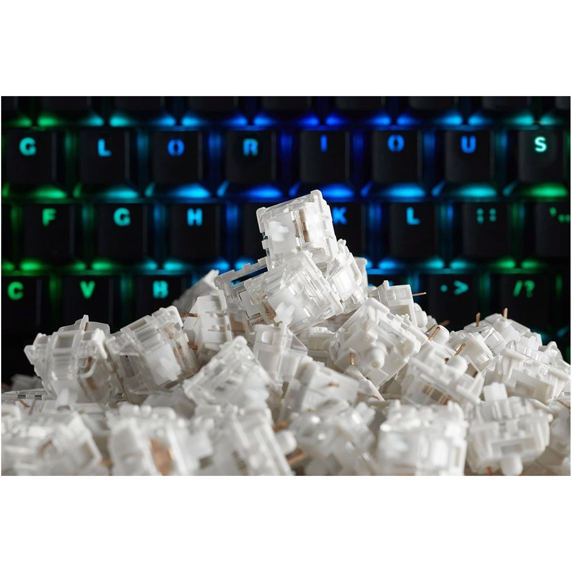 Glorious Gateron Green Mechanical Keyboard Switches (120 pack)