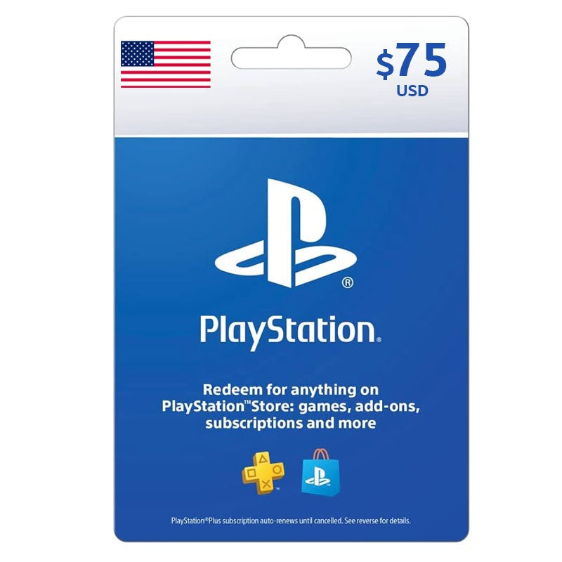 Sony PlayStation Network Card 75$ - US