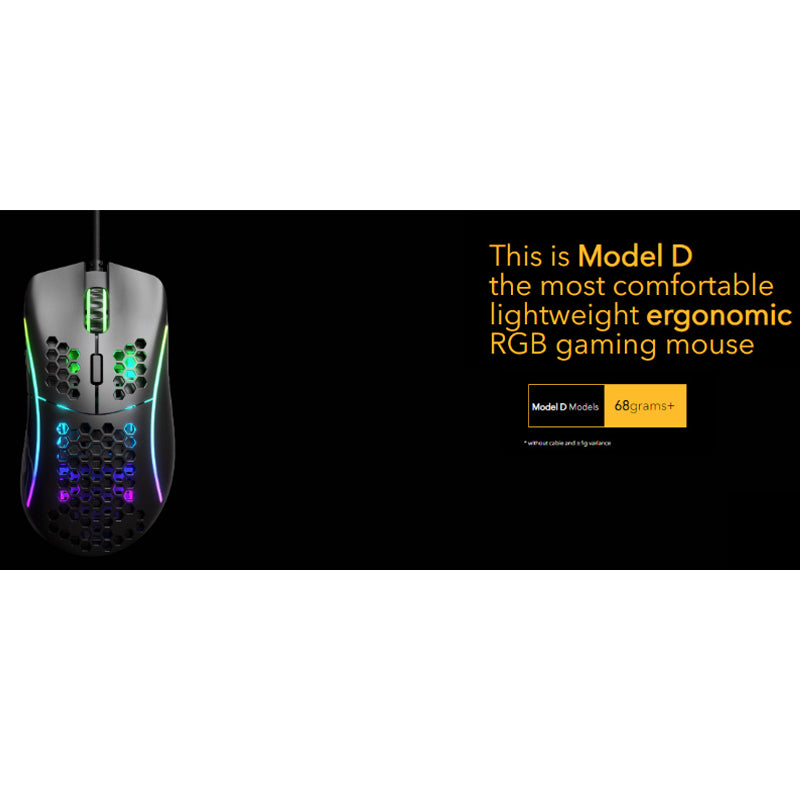 Glorious Gaming Mouse Model D - Glossy Black - Open Box