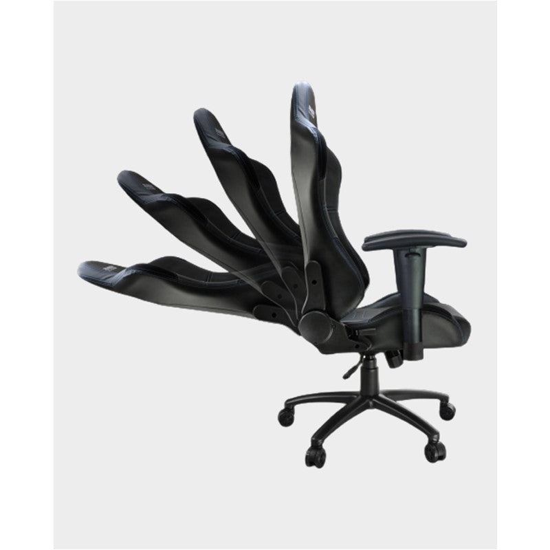 Dragon War GC-003 Ergonomic Racing Chair, 2D Armrest - Black