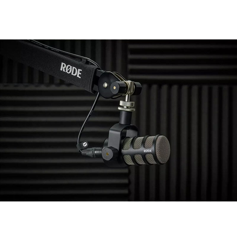 Rode Pod Mic Cardioid Dynamic Broadcast Microphone - Black