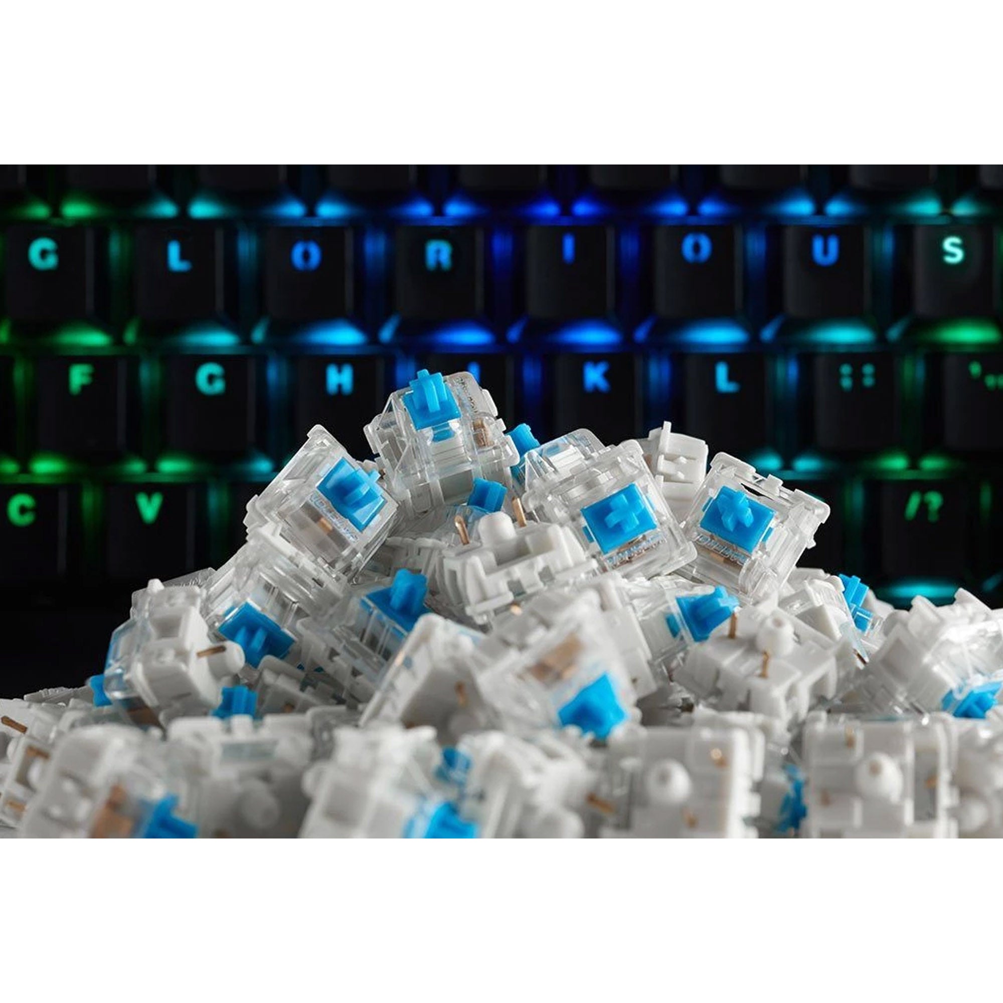 Glorious Gateron Green Mechanical Keyboard Switches (120 pack)