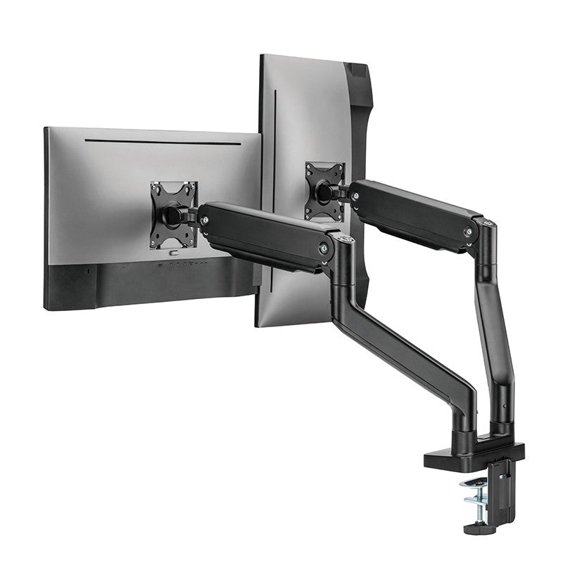 Twisted Minds Dual Monitor Mechanical Spring Monitor Arm - Black (Fit Screen Size 17