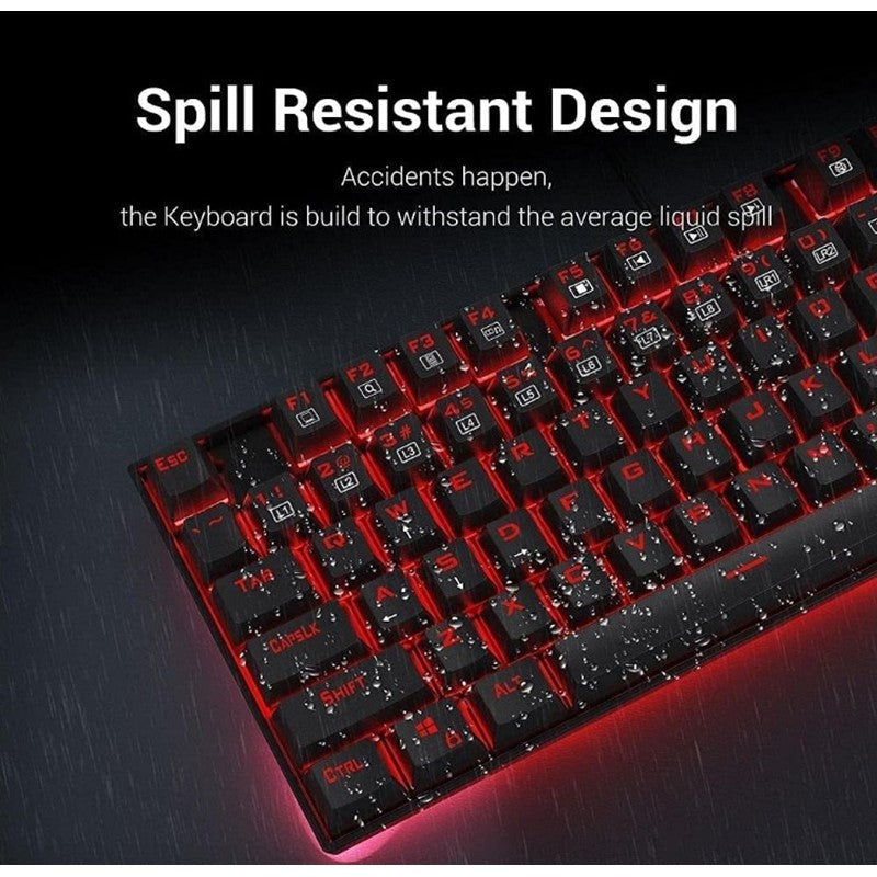 Redragon KUMARA Mechanical Wired Mechanical Gaming Keyboard - Red Switch