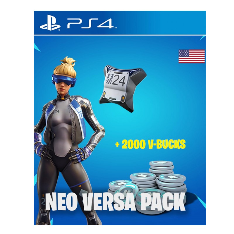 Fortnite Versa Pack + 2000 V Bucks - USA Account