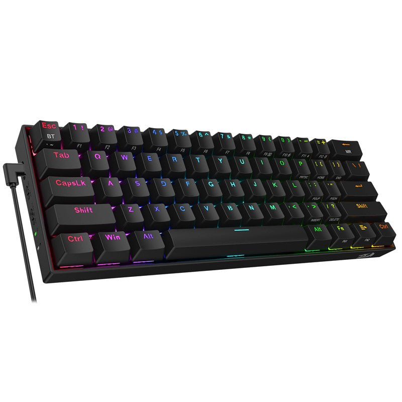 Redragon Draconic K530 PRO 60% Compact Wireless RGB Mechanical Gaming Keyboard (Red Switch) - Black