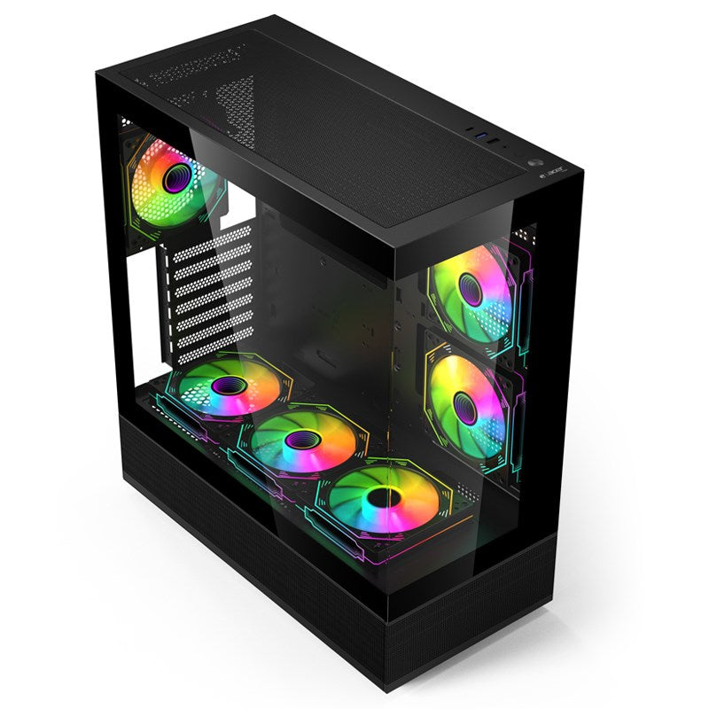 Acer V930 Tempered Glass ATX Mid Tower Gaming PC Case - Black