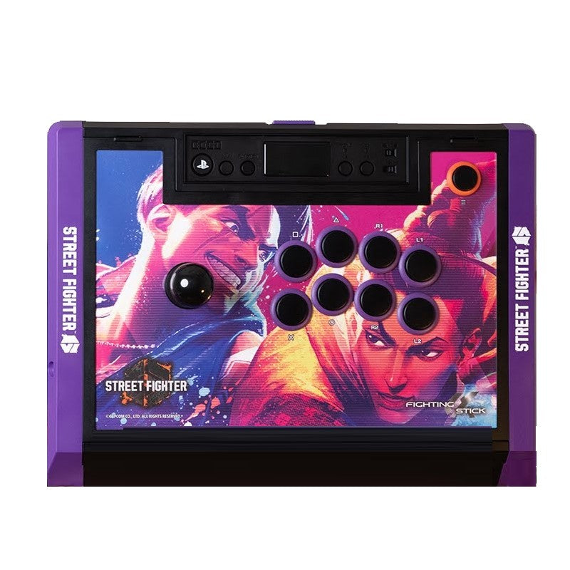 HORI Fighting Stick Alpha Wired Arcade Joystick Controller for PS5, PS4 and PC - Street Fighter 6 Edition