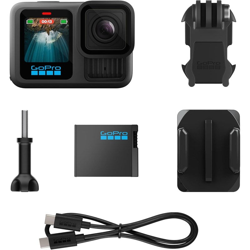 GoPro HERO13 Waterproof Action Camera - Black