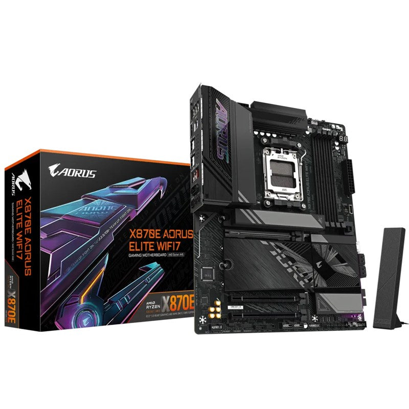 Gigabyte X870E AORUS ELITE WIFI 7 ATX Gaming Motherboard