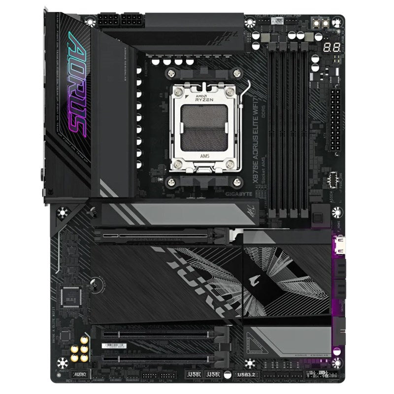 Gigabyte X870E AORUS ELITE WIFI 7 ATX Gaming Motherboard