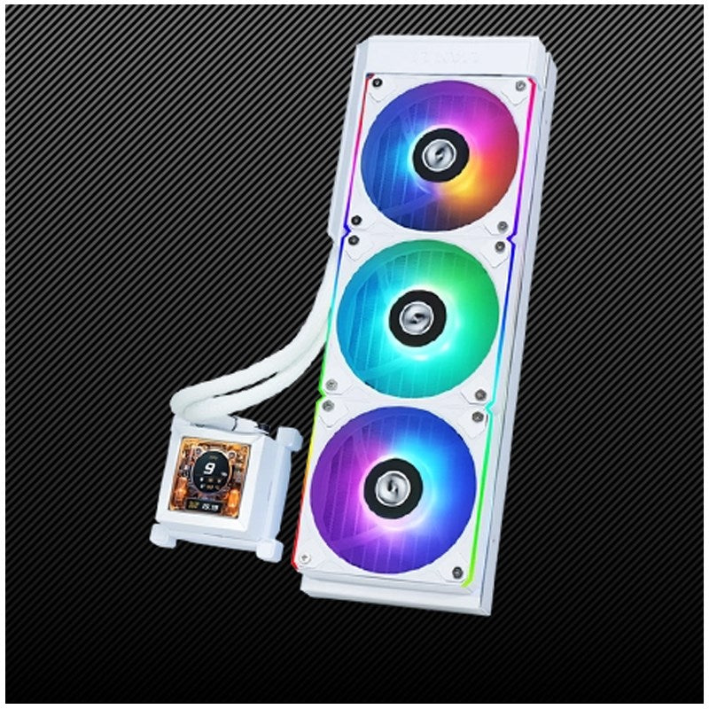 LIAN LI Hydro-Shift LCD 360 RGB Liquid CPU Cooler - White