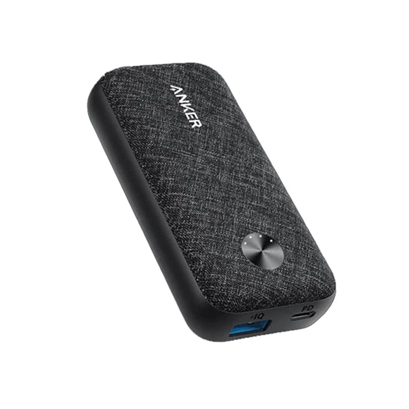 Anker PowerCore Metro 10000mAh PD (25W PD), Black Fabric