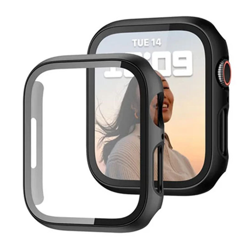 Apple Watch Full Protection Case with Tempered Glass For 45 MM Apple Watch