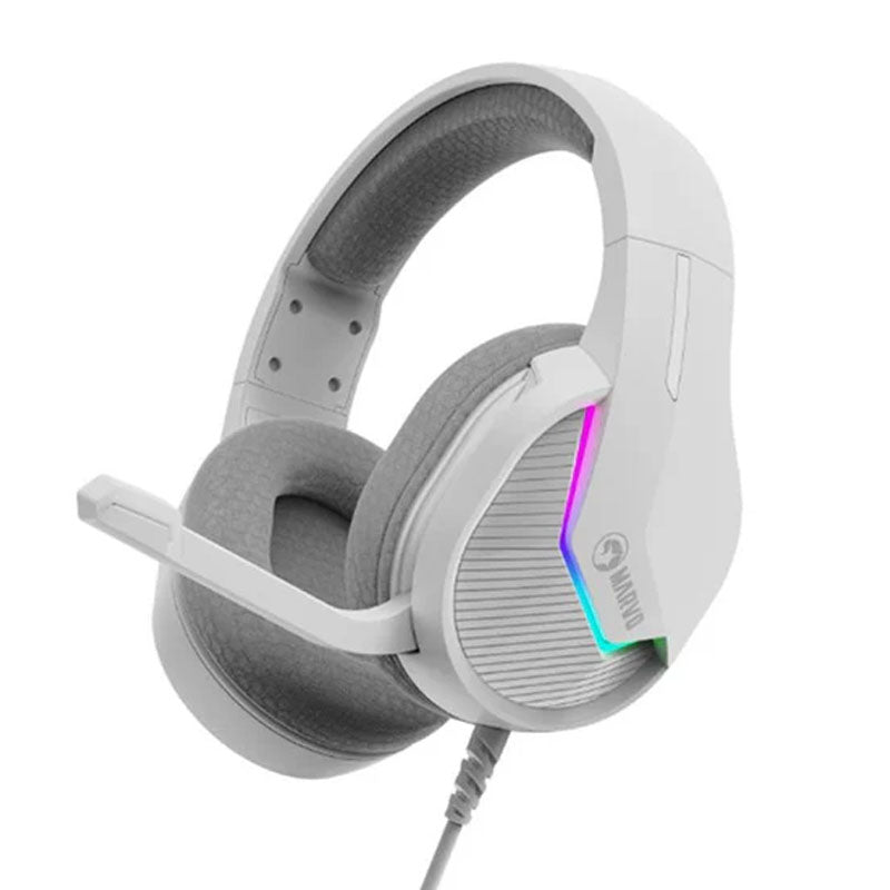 MARVO H8618 WH Wired RGB Gaming Headset - White