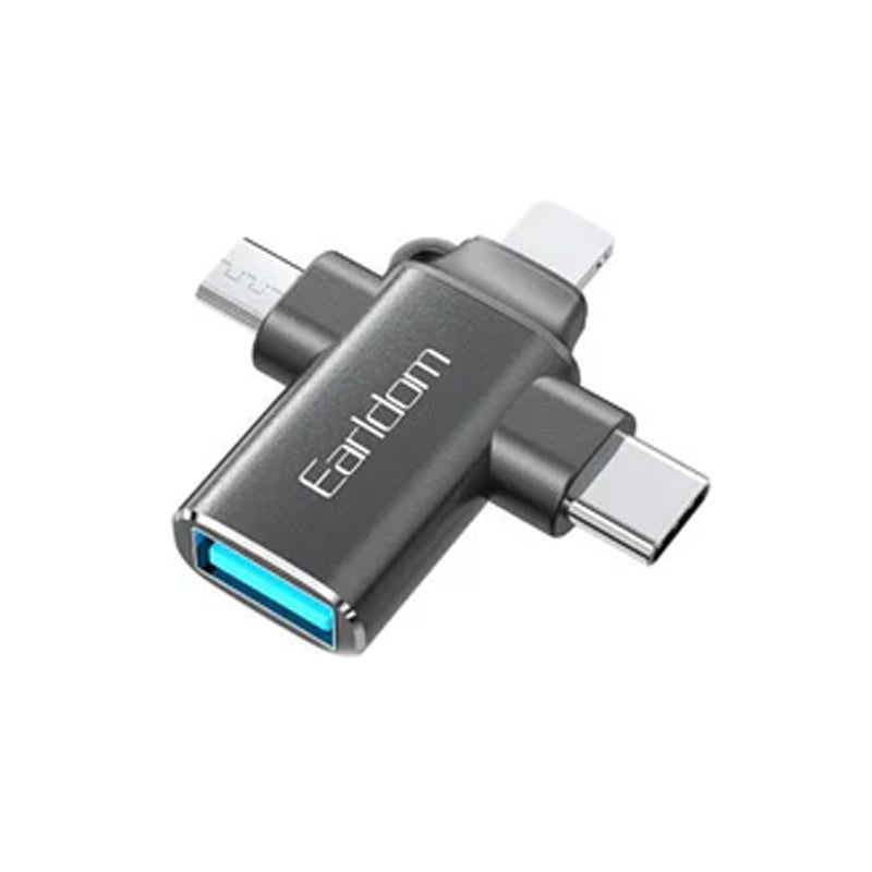 3 in 1 OTG Adapter For iPhone , Type-C and Micto USB Devices