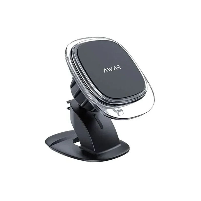 Pawa Magnetic 2IN1 Car Mount with Four Rubidium Magnet - Black