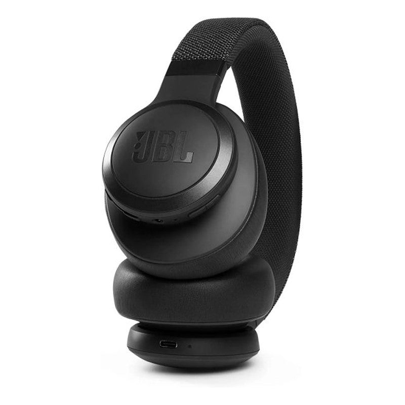 JBL Live 660NC Wireless Over - Ear Bluetooth Active Noise Cancelling Headphones, 50 Hours Playtime, Black