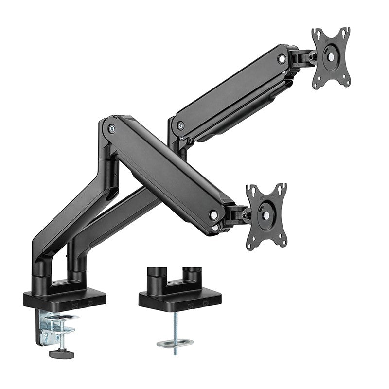 Twisted Minds Dual Monitor Mechanical Spring Monitor Arm - Black (Fit Screen Size 17