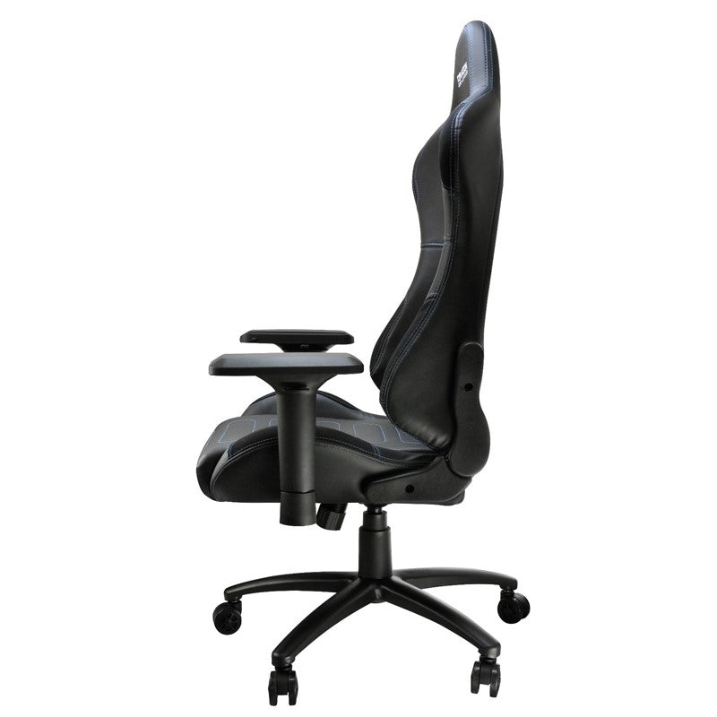 Dragon War GC-003 Ergonomic Racing Chair, 2D Armrest - Black