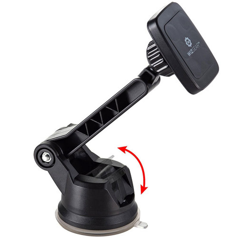 Wizgear Magnetic Car Mount with Long Arm - Black