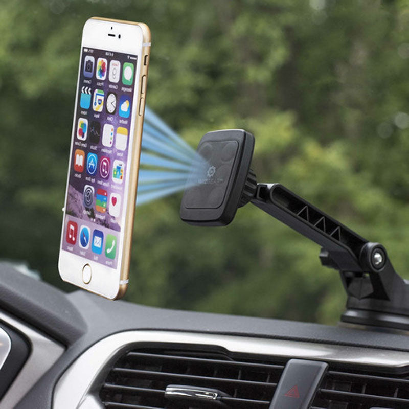 Wizgear Magnetic Car Mount with Long Arm - Black